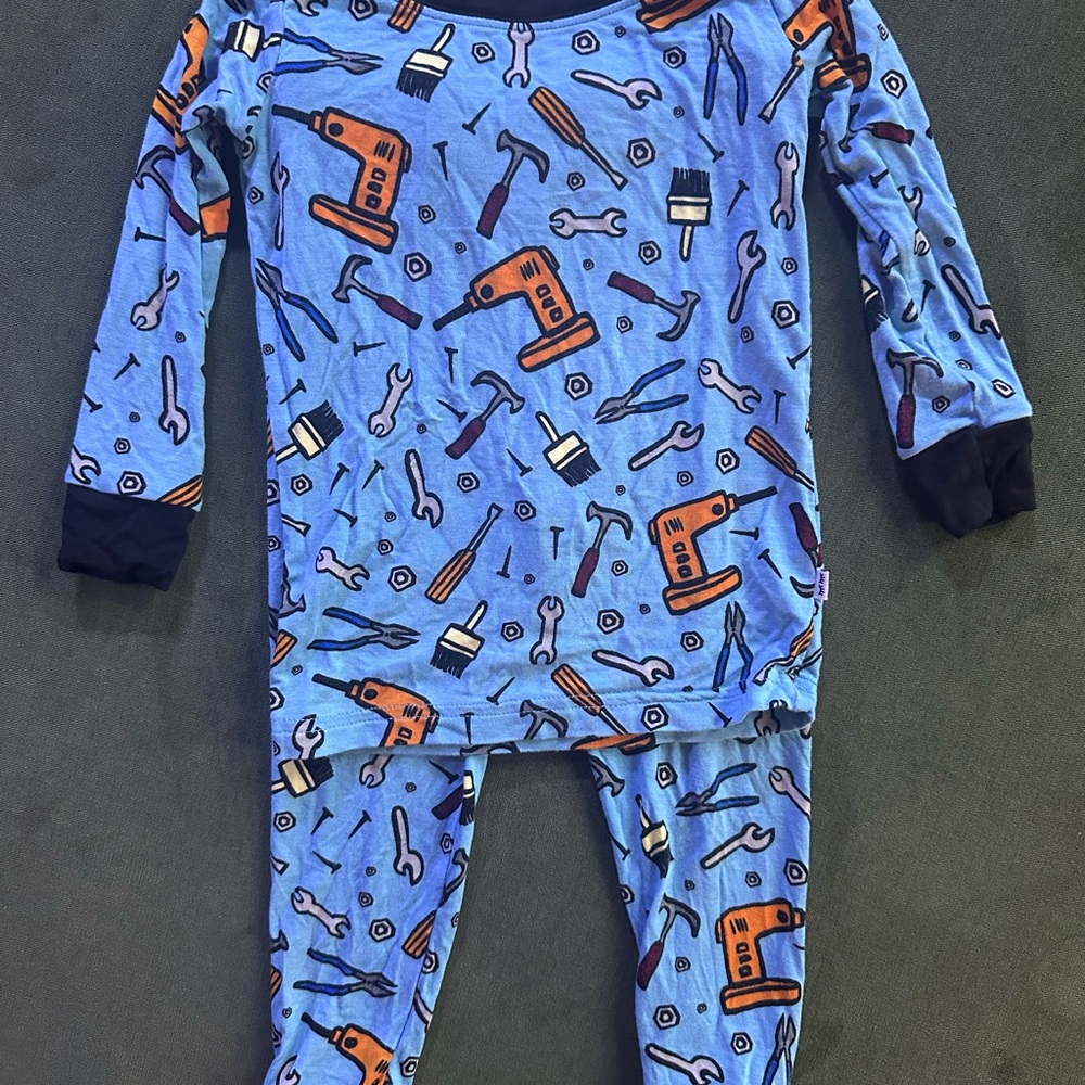 Little Sleepies tool kit two piece pajama set